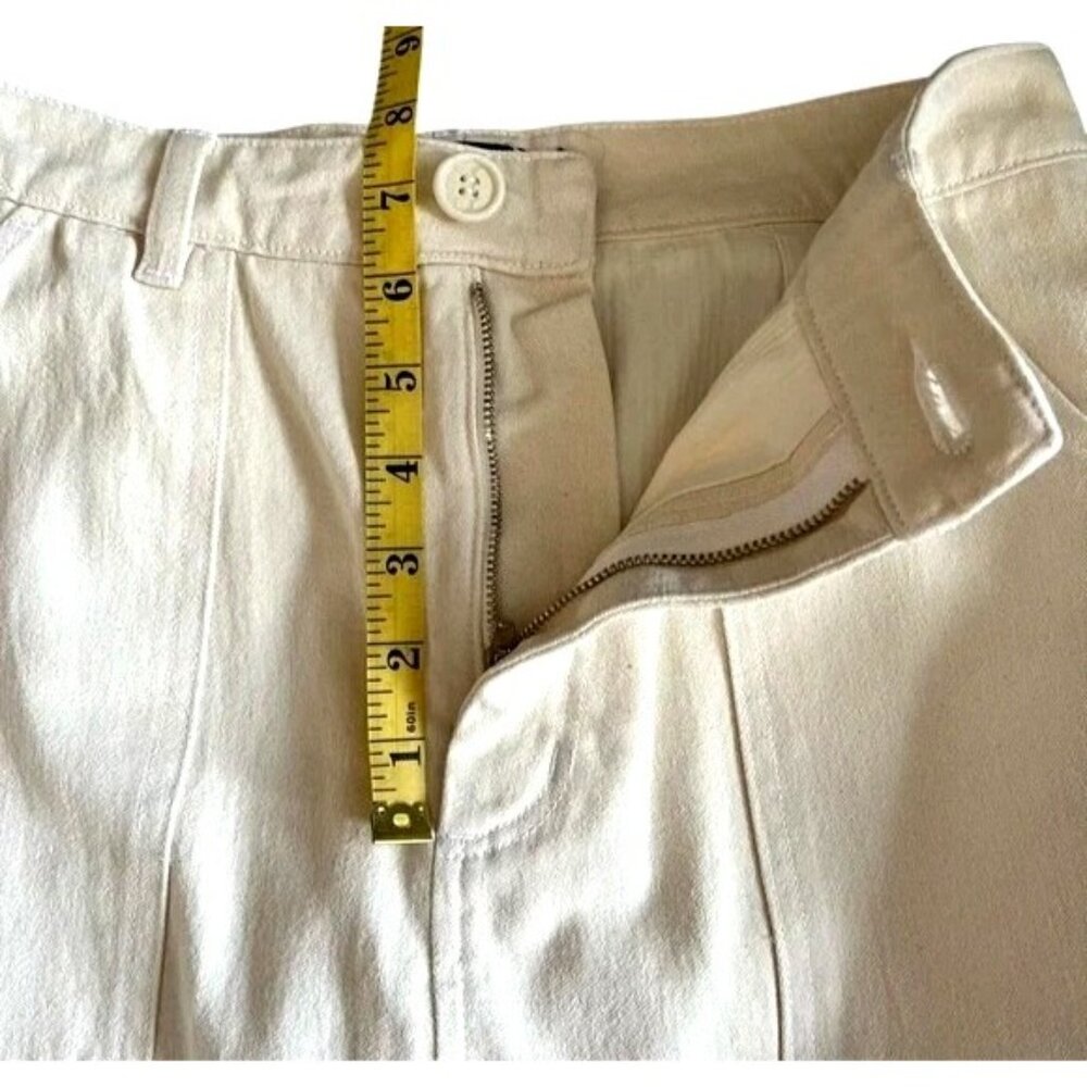 Le Superbe Mr & Mrs Benjamin midi skirt off-white tulle hem stretch size 8 - Picture 9 of 14
